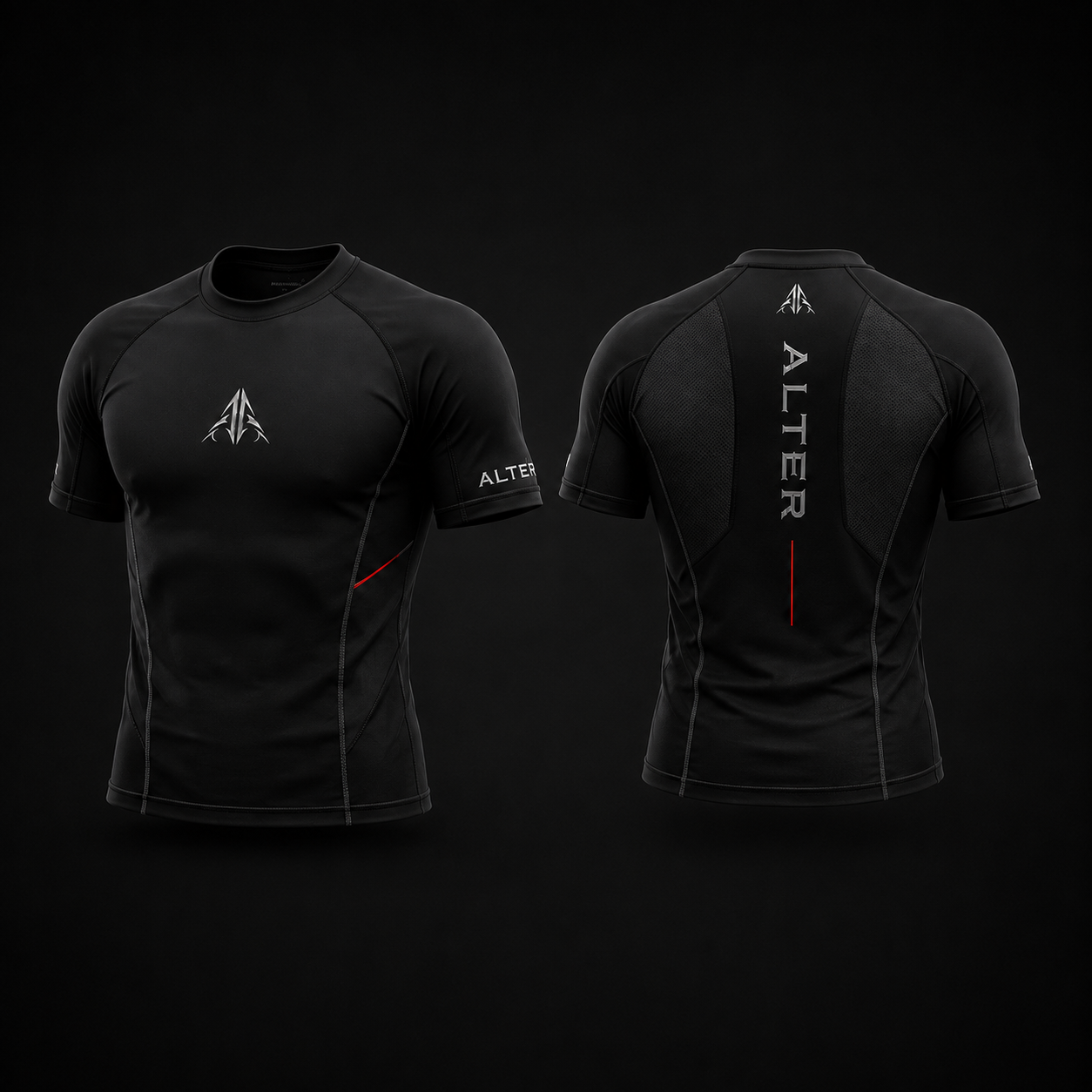 SILENT EGO Men's rashguard